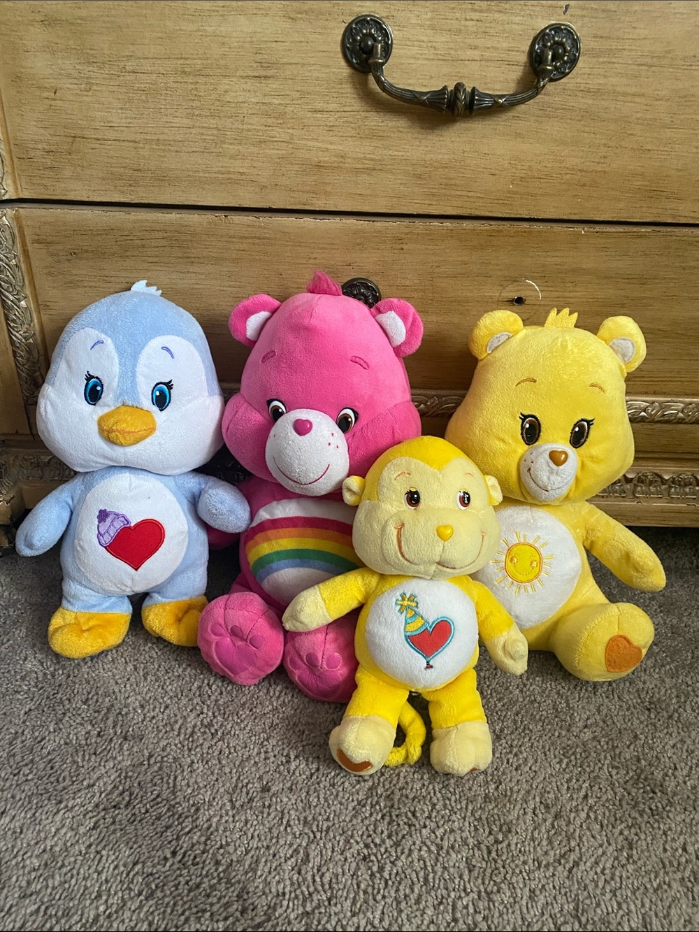 Vintage Y2K Care Bears Plush Toy bundle